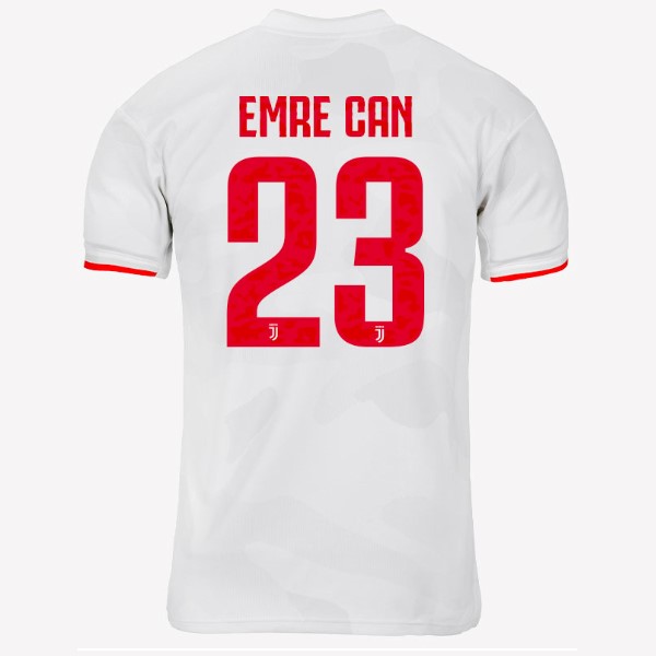 Camiseta Juventus NO.23 Emre Can Segunda equipo 2019-20 Gris Blanco